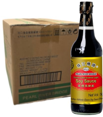 PEARL RIVER BRIDGE - Golden Label Helle Sojasauce - Multipack (12 X 500 ML)
