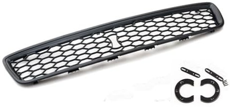Waben- Gitter- Kühler- Sport- Front- Rippen- Grill ohne Emblem Schwarz Eintragungsfrei