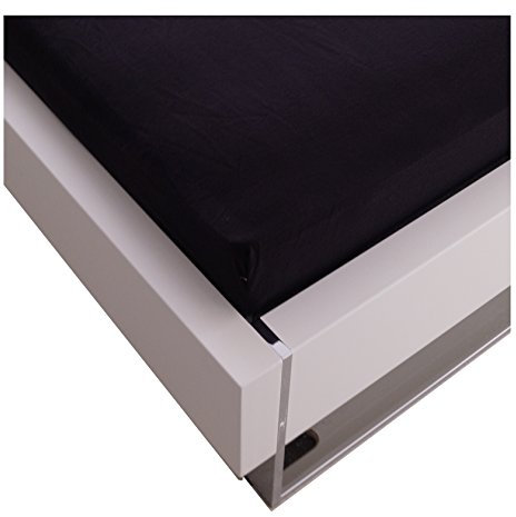 Julie Julsen Feinbiber Premium Spannbettlaken 70 x 140 cm schwarz