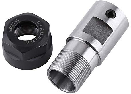 TOPINCN Spannzangenfutter Spannzangen ER11 Motorwellenspindel Verlängerungsstange Innenwerkzeughalter 8 MM Für CNC Fräsen