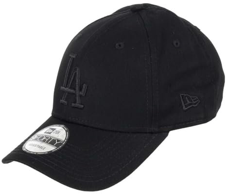 New Era LOS Angeles Dodgers 9FORTY Adjustable Cap - League Essential - Black ON Black - One-Size