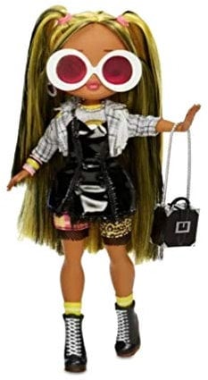 L.O.L. Surprise! 565123E7C O.M.G. Fashion Doll Alt Grrrl Series 2, Ankleide- und Sammelpuppe mit Haaren und 20 Überraschungen, 27 cm
