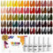 Vishine Vernis Gel Semi Permanent Lot 48 Vernis à ongles Couleurs Populaire Base Top Coat UV LED Soak Off Gel Polish Manicure 48 Flacons