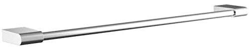 EMCO Flow Badetuchhalter zur Wandmontage, hochwertiger Handtuchhalter aus Metall, elegante Handtuchstange für Handtücher oder Kleidung, chrom