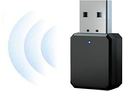 NMD&LR Adaptador Bluetooth, Transmisor Bluetooth Auxiliar De Audio Estéreo Inalámbrico para Automóvil USB 5.1, Adecuado para Altavoces/Auriculares/Audio Bluetooth, Etc., Plug and Play