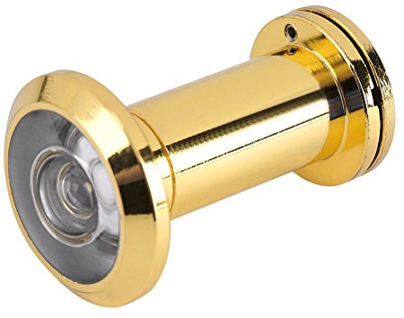 Couvercle de judas de visionneuse de porte de 200 degrés, Visionneuse de porte pour un montage dans des vantaux de porte de 35 mm-60 mm