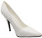 Bismaa Mens Womens Drag Queen Cross Dresser HIGH Heel Pointy Toe Court Shoes Big Sizes UK 9,10,11,12 (9 UK, White Matt, Numeric_9)