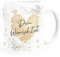 SpecialMe® Kaffee-Tasse [Wunschtext] mit Herz - soziale Berufe, Familie, Freunde kleines Dankeschön Geschenk Danke sagen Personalisiert weiß Keramik-Tasse