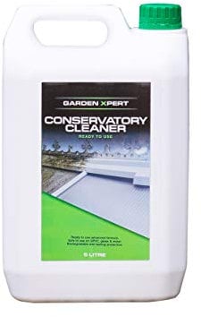 Garden Xpert Conservatory Cleaner | 5 Litre | Cleans UPVC, Metal and Glass | Safe to use of UPVC, Glass & Metal | Ready to Use | Lasting Protection | 50m2 Coverage