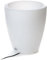 Oresteluchetta Pot Lumineux pour extérieur et intérieur TOOLONNGA, Couleur Blanche, H.43 x Ø.40, résistant aux UV