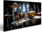 islandburner Bild auf Leinwand Schlagzeug Drums Set Bühne Wandbild Poster Kunstdruck Bilder 80x40cm