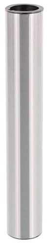 WAGNER Möbelbein/Tischbein/Möbelfuß/Systemrohr TENO - Ø 30 x 192 mm, individuell mit TENO System und QuickClick kombinierbar, Stahl in Edelstahl-Optik gebürstet, Tragkraft 50 kg - 12112201