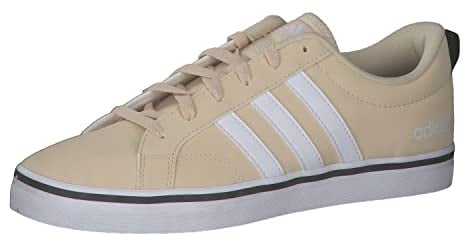 adidas Herren VS Pace 2.0 Shoes, Sand Strata / Cloud White / Core Black, 43 1/3 EU
