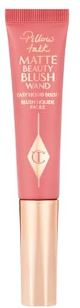 Charlotte Tilbury Pillow Talk Matte Beauty Blush Wand | Dream Pop | 12ml | Matte Blush for Cheeks with Cushion Applicator - Infused with Lumi-Blur Technology for a Light-Reflecting, Soft-Focus Effect