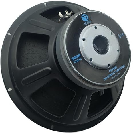 Seven Soundvector SVG15SUB/4 Subwoofer da 15 pollici Altoparlante professionale per gravi sub-grave 4 Ohm 500 W AES 1000 W Programma