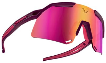 Dynafit Unisex Ultra Evo Sunglasses Sonnenbrille, Burgunderrot/Hot Coral Cat 3 (Mehrfarbig)