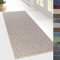 KARAT Teppich Läufer für Küche, Flur & Wohnraum - Teppichläufer auf Maß - Meterware - Flurteppich - Küchenläufer - Wohnzimmer Teppich (80 x 400 cm, Alto - Silber)