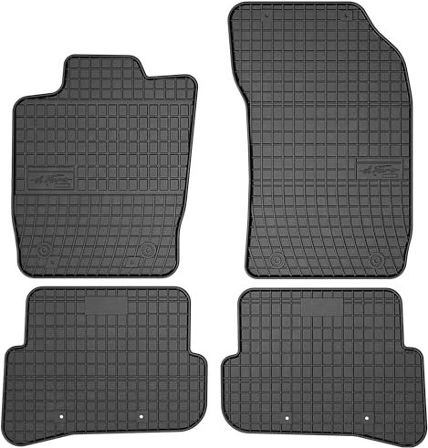SMK Gummimatten auto fußmatten Satz passend für Audi A1 8X 2010-2018 Erleben Sie einen neuen Standard des Reisens mit rutschfesten auto fussmatten - Mehrjahres- auto teppiche für alle Straßenverhältni
