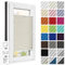 Estika® Plissee zum kleben 30 cm x 80 cm - Elfenbein - Plissee ohne Bohren, Plissee kleben, Rollos für Fenster ohne Bohren, Jalousien Fenster für innen, Raffrollo, Fenster plissee