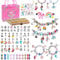 Geschenke für Mädchen, Schmuck Basteln Mädchen 5 6 7 8 9 10 Jahre Charm Armband Making Kit Geschenke 6 7 8 9 10 Jahre Mädchen 4-12 Jahre Geschenkideen Bracelet Making Kit Armbänder Selber Machen