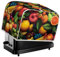 Kuiaobaty Vivid Fruits Print Toaster Cover 2 Slice, Lemon Apple Oranges Bread Maker Cover with Hook, Small Appliance Toaster Dust Cover