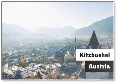 Kühlschrankmagnet Kitzbuehel - Cozy Alpine Town Design 1