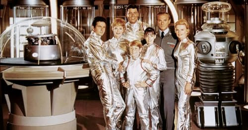 Lost in Space Cast Poster A4 – Wandkunst, Heimdekoration, Filmposter, Leinwand, Film, Kino, Retro, Vintage, Kult, klassisch, Nostargic, Saga, moderner Nachdruck, wir drucken jedes Poster für Sie,