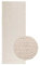 vidaXL Teppich ZIZUR Creme 80x200 cm Jute-Optik Indoor und Outdoor, Fußmatte, Bodenteppich, Teppichboden, Bodenmatte, Flächenvorleger, Innenteppich