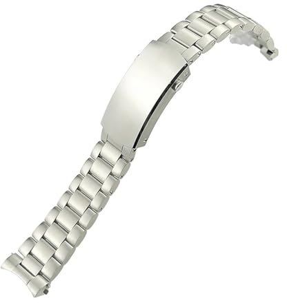 RWCCCRW 21 mm 904L Edelstahl-Uhrenarmband, passend für 43,5 mm Kaliber Omega 215 Planet Ocean 600M 8900 Silber-Uhrenarmband