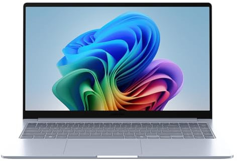 Samsung Galaxy Book4 Edge 15.6 Laptop | Snapdragon X Plus X1P-42-100 | 16GB RAM | 256GB | Qualcomm Hexagon NPU | WiFi 7 | Stereo Speakers | Windows 11 Home | Blue
