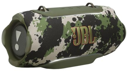 JBL Xtreme 5, Diffusore Waterproof Portatile, Squad | Auracast, AI Sound Boost, Bluetooth 6.0, Protezione IP68, 28 Ore di Autonomia, Illuminazione Ambientale, Tracolla Inclusa