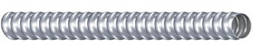 Woods 55082021 3/8 in. x 25 ft. Flex Alum Conduit; Silver