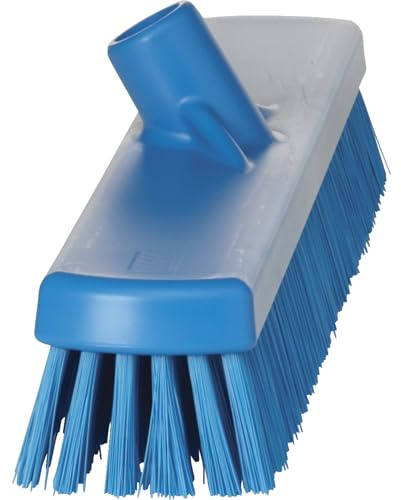 Vikan 70623 Deck Scrub, Stiff Bristle, Polyester, 18-1/2, Blue