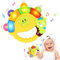 Baoli Baby Rassel mit Licht und Musik, Baby Musik Tambourine ab 6 8 12 Monaten, Baby Spielzeug mit Musik für Mädchen Junge, Greifen Rassel Kleinkinder Spielzeug für Geschenke Neugeborenes
