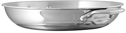 Mauviel M'Cook Pfanne, rund, Aluminium, Edelstahl, Aluminium, grau, 22,2 x 16 x 5 cm