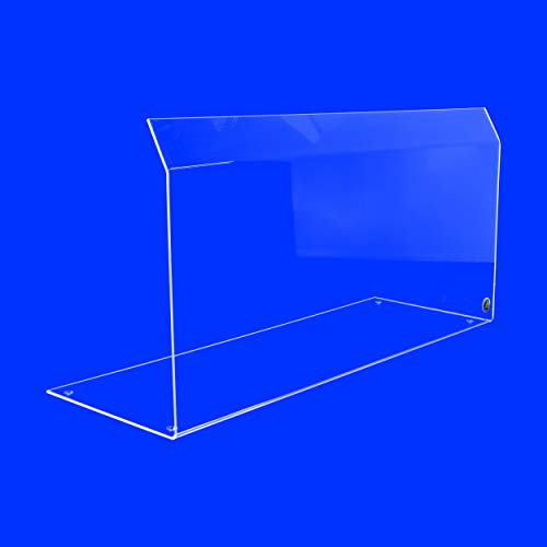 Grünke Original Spuckschutz Thekenaufsatz Nr. 1 Hustenschutz Niesschutz aus Acrylglas Acryl (Breite: 80cm) (Höhe: 30cm)