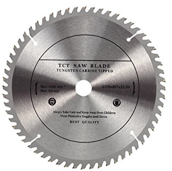 VOYTO Circular Saw Blade (Skill Saw) 230mm for Wood Cutting discs Circular 230mm x 22.23mm x 60 Teeth