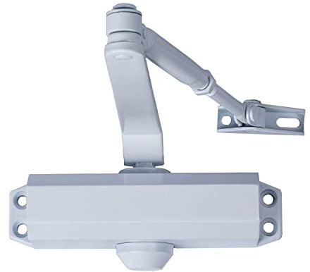 Geschlossen Türen mit Feststeller für Stärke 3. Weiß (Türen 80/100 cm.)