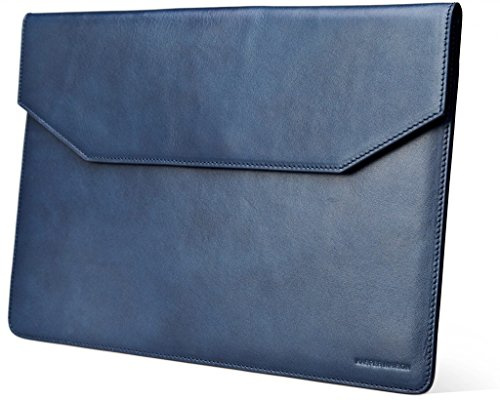 Kasper Maison 13 Zoll Leder Laptop Hülle für MacBook Pro & MacBook Air - Blau