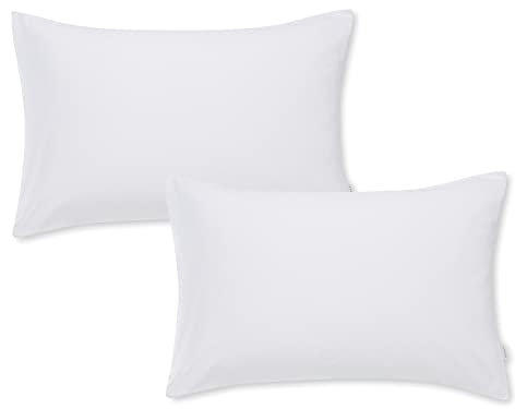 Bianca 400 Thread Count Cotton Sateen Standard Pillowcase Pair White