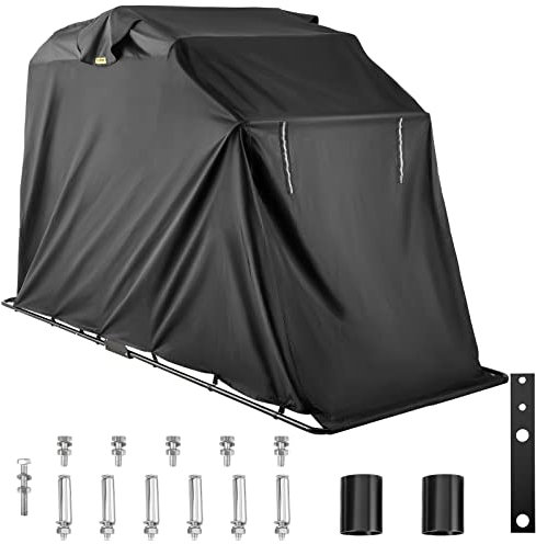 VEVOR Housse Moto Exterieur Taille 345x137x190cm Protection UV Couverture étanche pour Moto