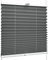 SchattenFreude Klemmfix-Plissee für Fenster | Mit Klemm-Haltern | Ohne Bohren | Anthrazit, Breite: 55cm x Höhe: 130cm
