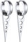 FOCALOOK Damen Herren Punk Stil Ohrringe Edelstahl Huggie Kreolen mit umgekehrtem Dreieck Ohrringe Ohr Piercing Modeschmuck Accessoire Ear Studs für Frauen Männer