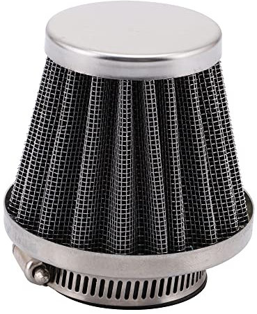 WOOSTAR Filtro Aria Alluminio Moto 38mm Sostituzione per GY6 49cc 4 Tempi CB CG 150cc 200cc Ciclomotore Scooter ATV Dirt Pit Bike