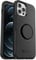 OtterBox Otter+Pop Case for iPhone 12 Pro Max, Shockproof, Drop proof, Protective Case with PopSockets PopGrip, 3x Tested to Military Standard, Black