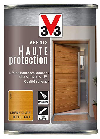 V33 Vernis extérieur Haute protection Chêne clair brillant 1 L