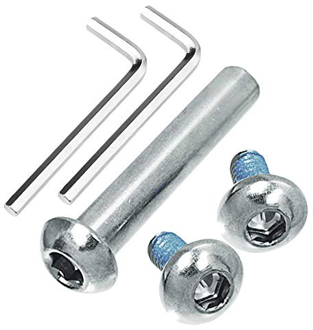 OTFAITP 24 mm - 120 mm M8 Screw for Replacement of Child Kick/Adult Scooter Wheelchair Folding Table and Chair Repair