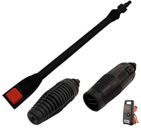 parpyon® Accessori ricambi per idropulitrice Annovi Reverberi - Black&Decker, Lancia, testine,erogatore, Spazzola, lavapavimenti, Adattatore (Kit-K2)