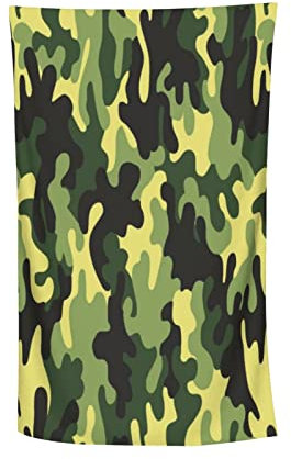 KM-WEL Camouflage-Strandtuch, 100% Mikrofaser, Schnell Trocknendes Strandtuch, Strandtuch Für Erwachsene Für Outdoor-Camping, Radfahren (1,100x200 cm)