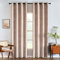 EMEMA Samtvorhänge Vorhang Blickdicht Vorhänge mit Ösen Gardinen Deko Ösenvorhang Dekoschal Dekogardinen für Schlafzimmer Wohnzimmer 2er Set 140 x 260 cm(B x H) Beige